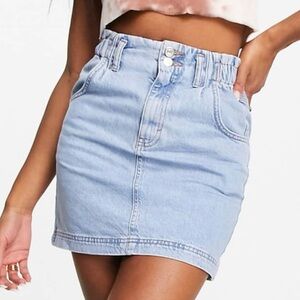 Topshop High Rise Demin Skirt